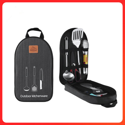 Portable BBQ Cookout Set with Storage Bag