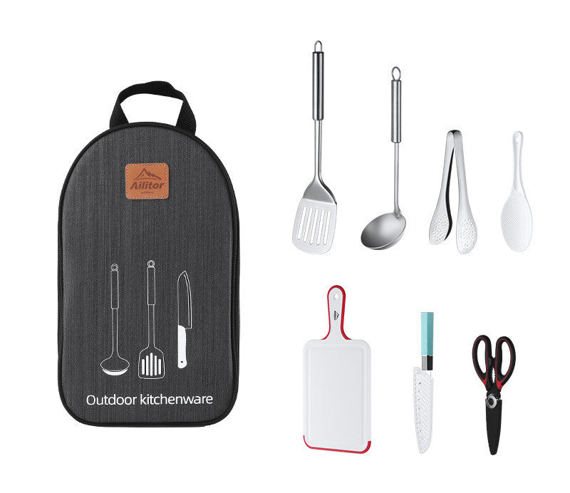 Portable BBQ Cookout Set with Storage Bag