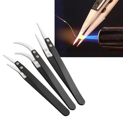 Precision Ceramic Soldering Tweezers
