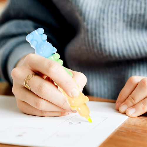 Stackable Cute Bear Highlighters for Office and School