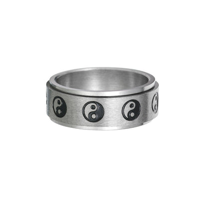 Elegant Stainless Decompression Ring