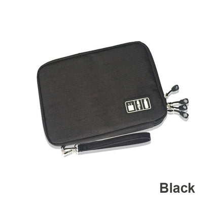 Compact Dual-Layer Gadget Organizer