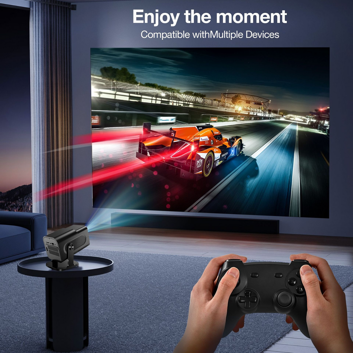 Mobile Android GameStation Projector