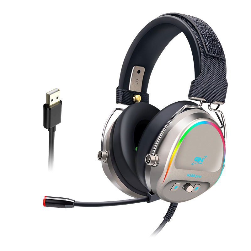 USB Gamer Headset with RGB Lights