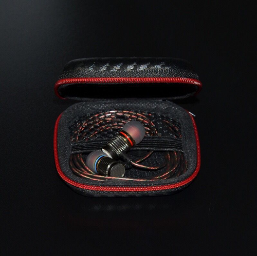 Square Headphone Case, EVA Storage Box for Electronics