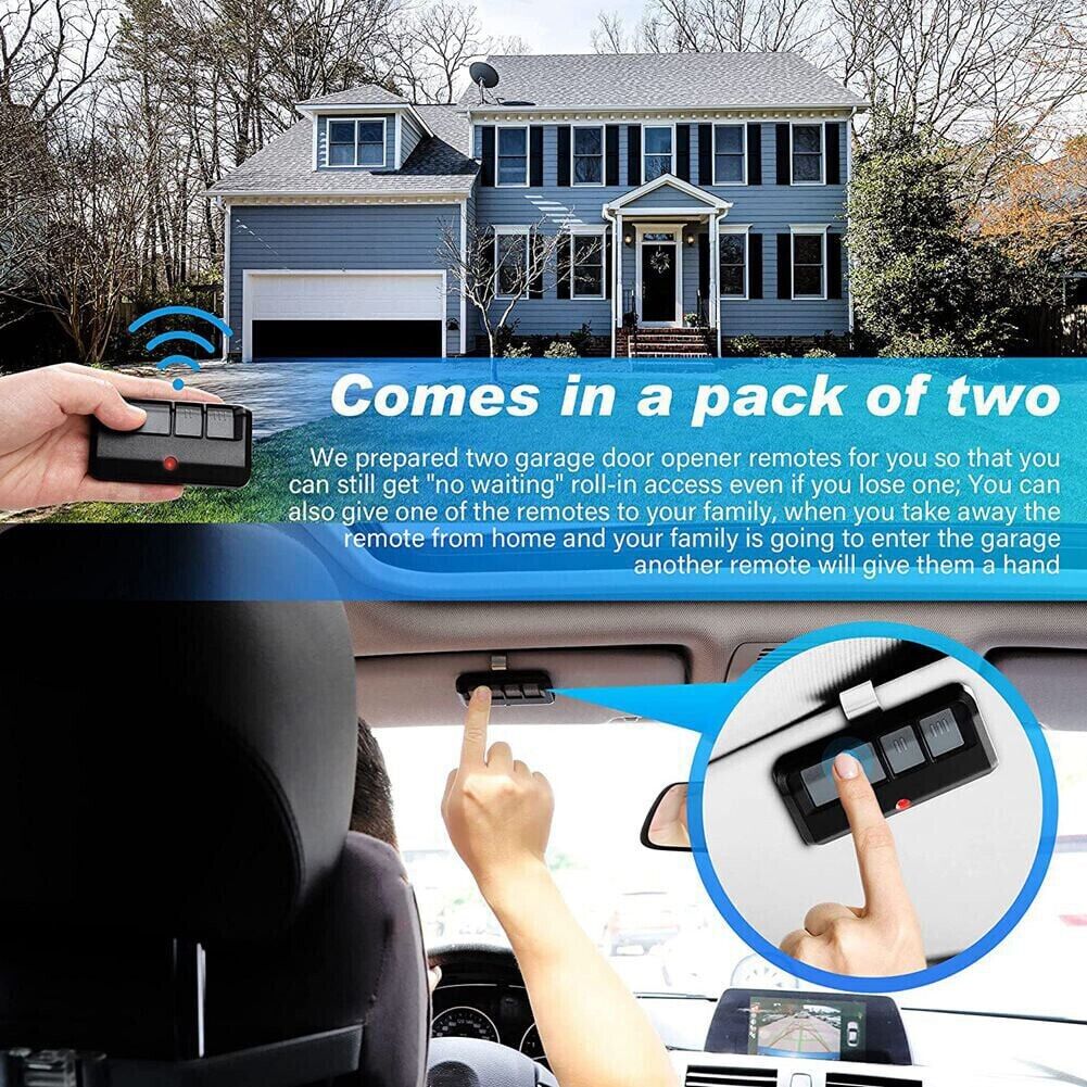 Dual LiftMaster 953EV Garage Remote Pack