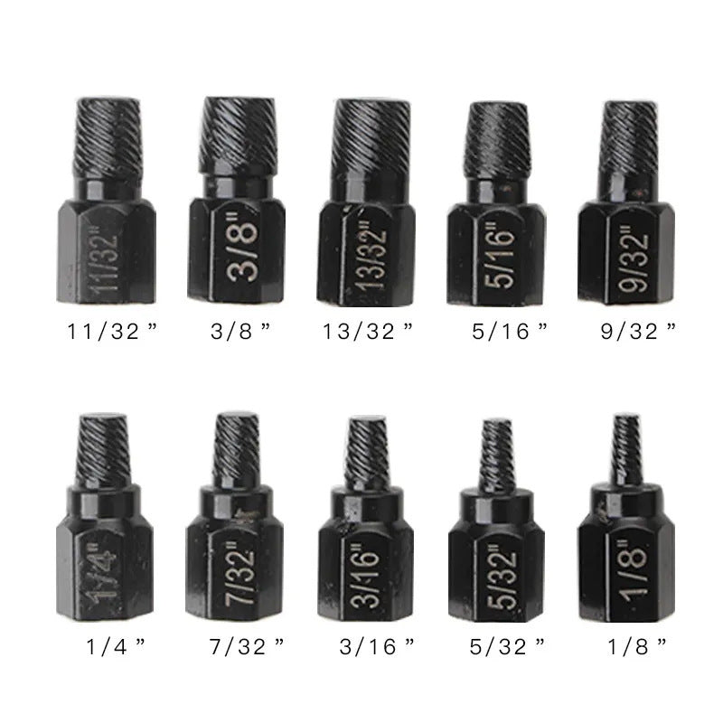 10-Piece Screw Remover Kit for Damaged Screws