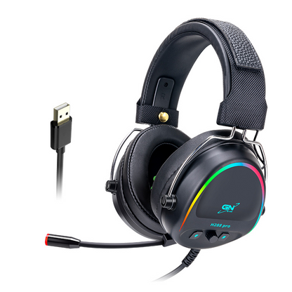 USB Gamer Headset with RGB Lights