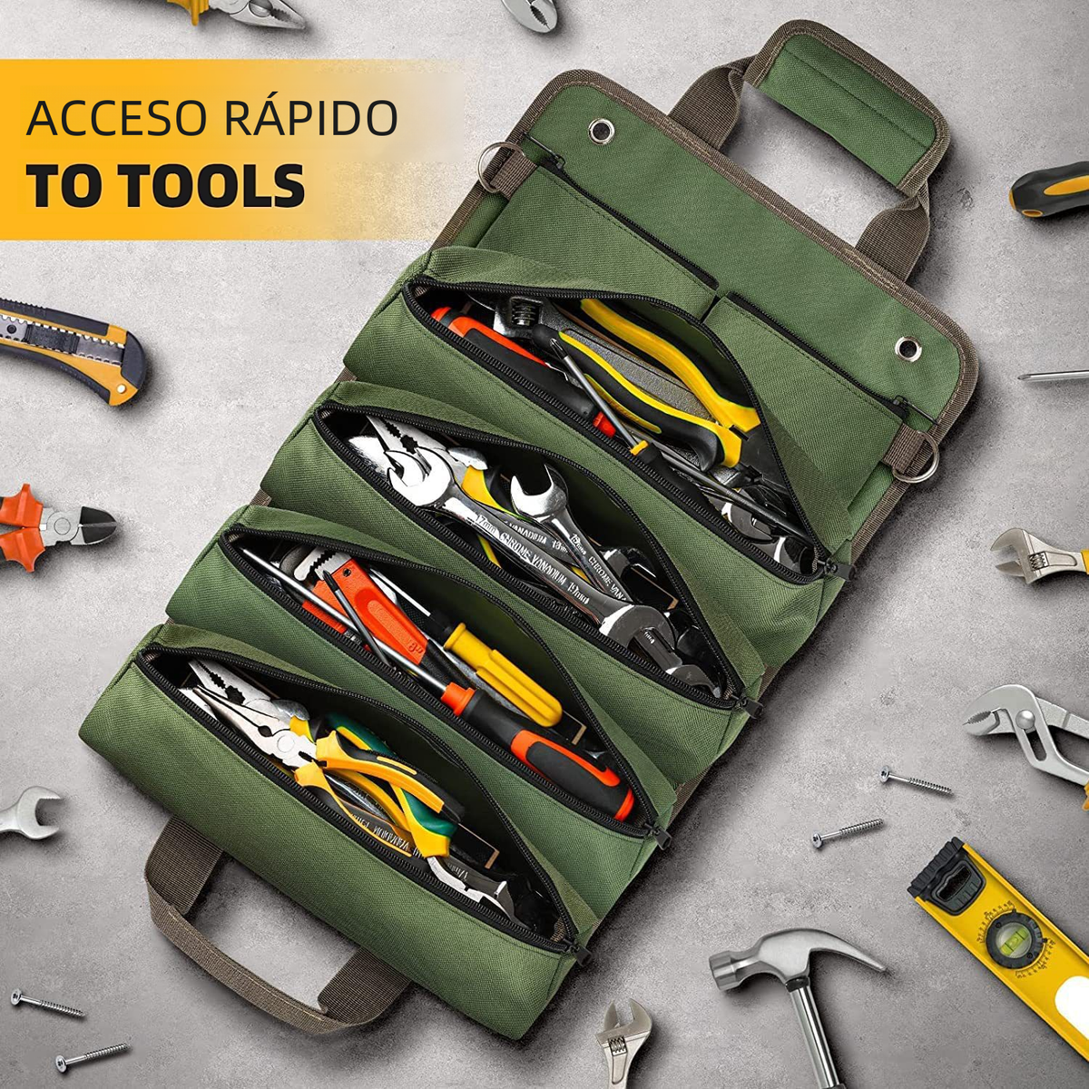 PocketPro Electrician Roll-Up Organizer
