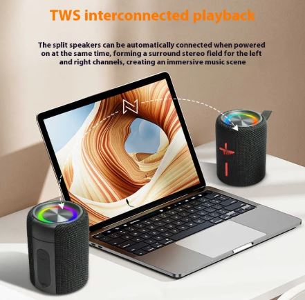 Magnetic Dual Bluetooth Bass Speaker – Portable Hi-Fi Sound