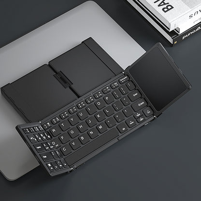 Portable Bluetooth Foldable Keyboard Plus Touchpad