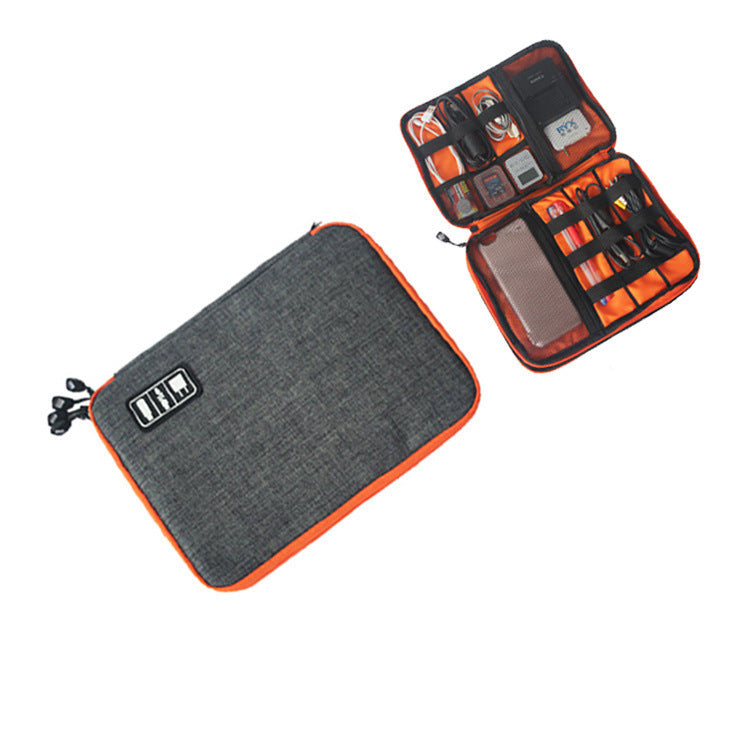 Compact Dual-Layer Gadget Organizer