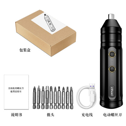 4.2V Electric Screwdriver Set with USB Rechargeable Design