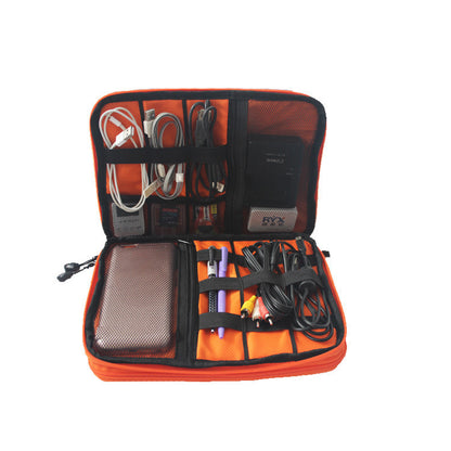 Compact Dual-Layer Gadget Organizer