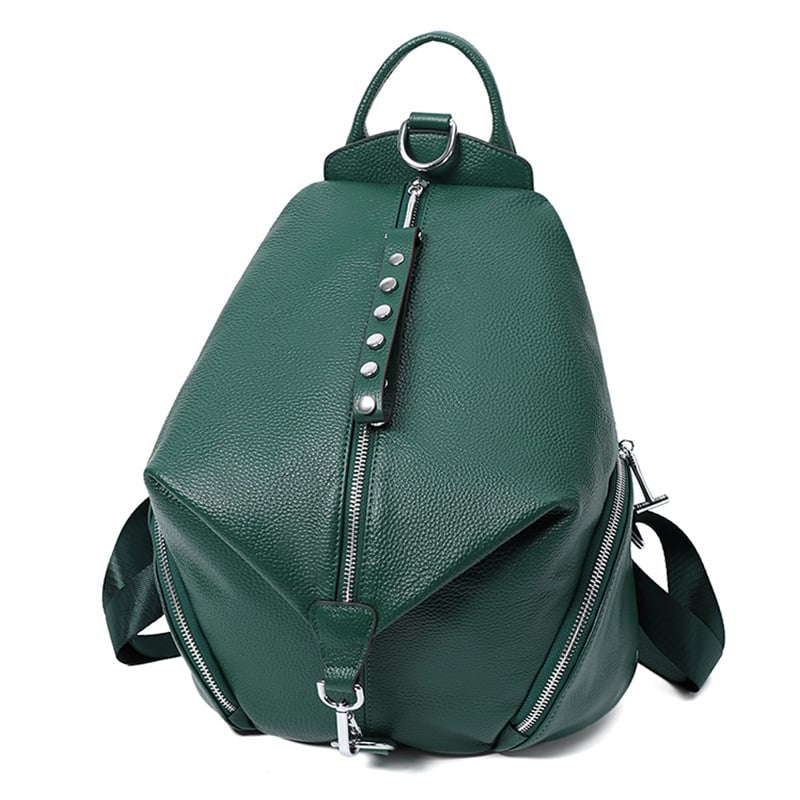Geneva Chic Secure Leather Backpack