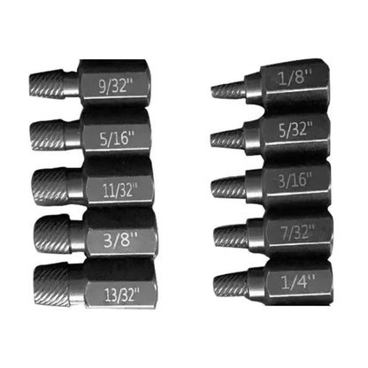 10-Piece Screw Remover Kit for Damaged Screws