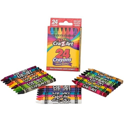 Cra-Z-Art School Quality Crayons, 24 Count