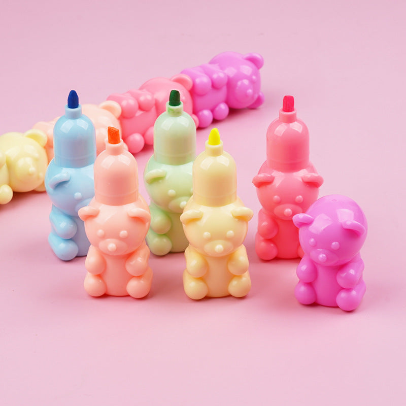 Stackable Cute Bear Highlighters for Office and School