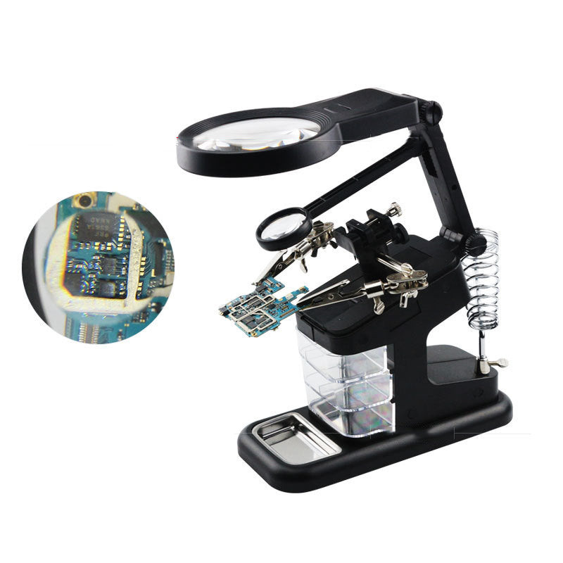 Multi-Function Desktop Magnifier for Electronics Work