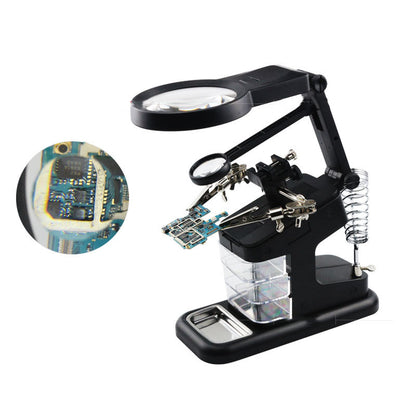 Multi-Function Desktop Magnifier for Electronics Work