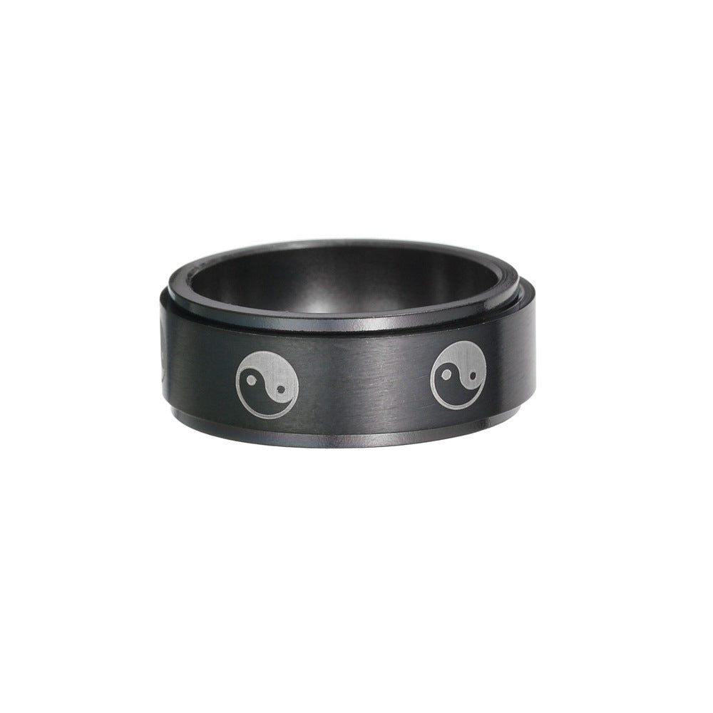 Elegant Stainless Decompression Ring