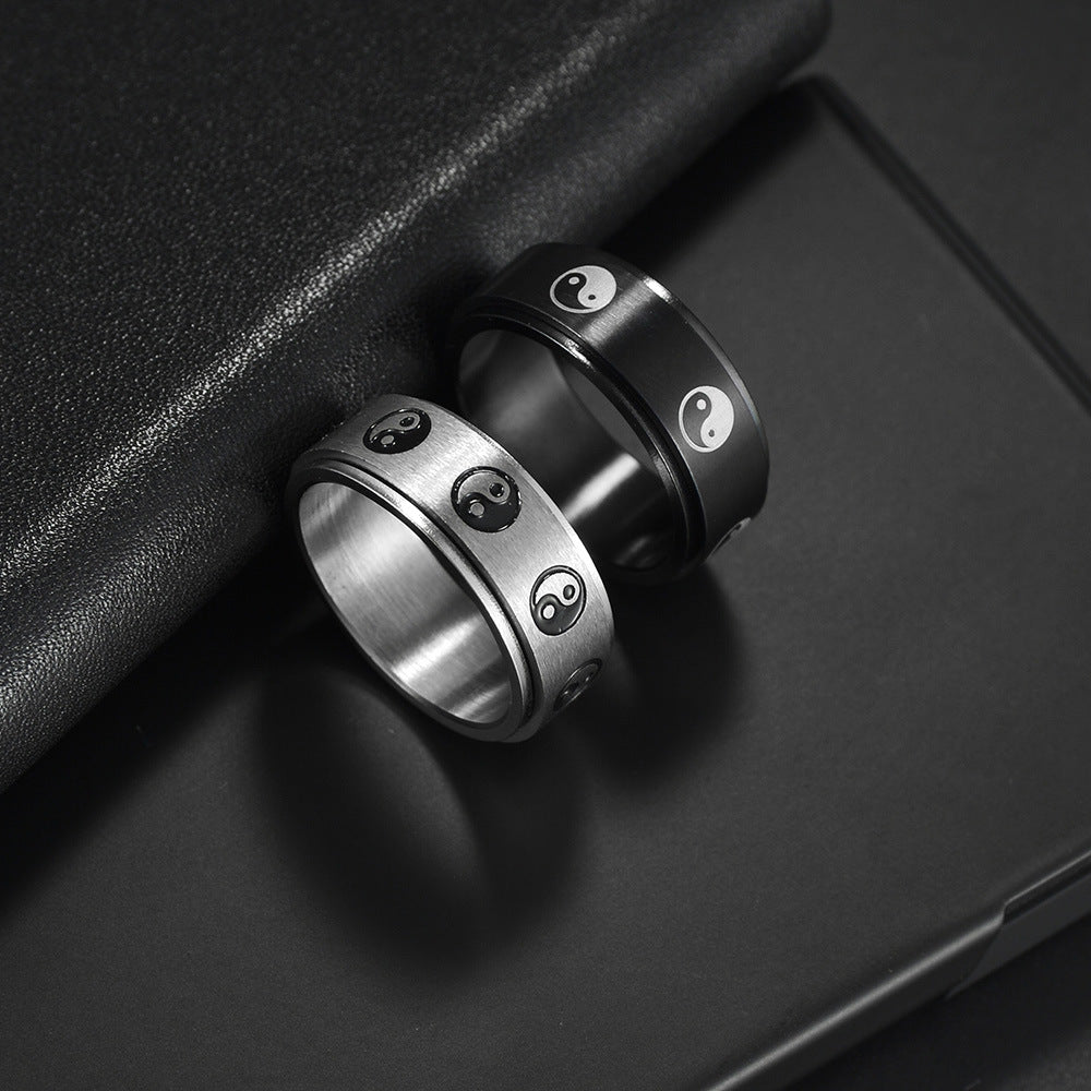 Elegant Stainless Decompression Ring