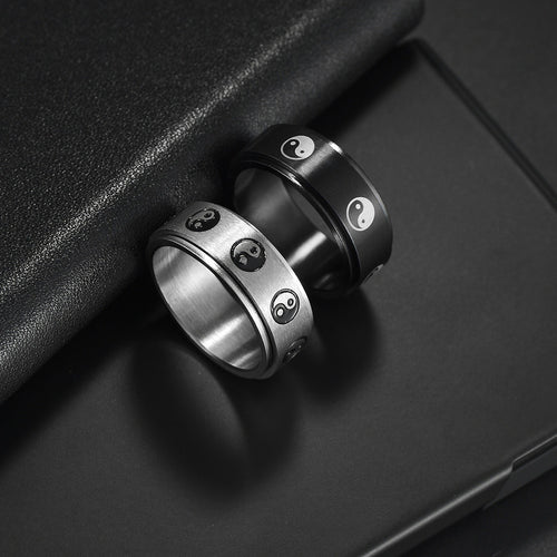 Elegant Stainless Decompression Ring
